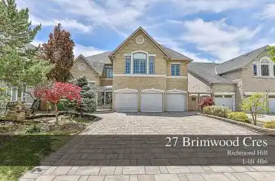 27 Brimwood Crescent Richmond Hill Ontario L4B 4B6